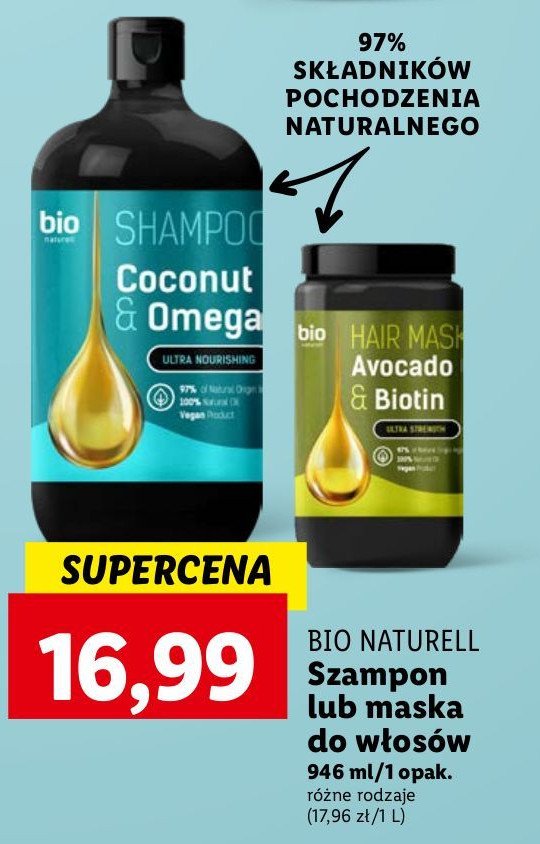 Maska do włosów Bio naturell avocado & biotin promocja