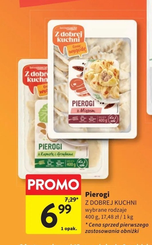 Pierogi z mięsem Z dobrej kuchni promocja