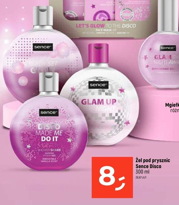 Żel pod prysznic glow Sence collection promocja