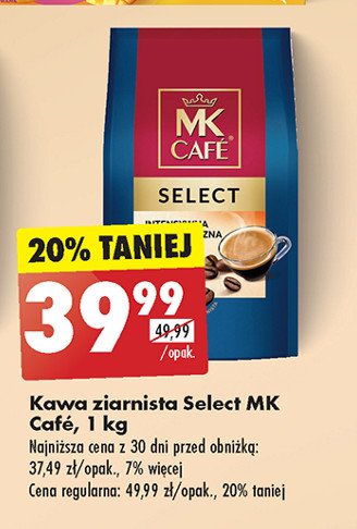 Kawa MK CAFE SELECT promocja w Biedronka
