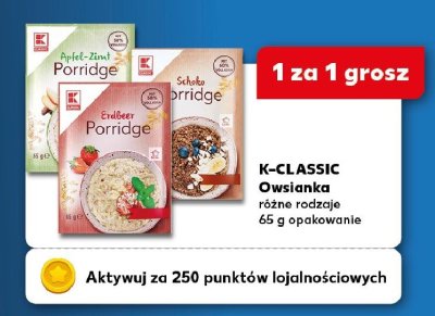 Owsianka różne rodzaje promocja w Kaufland