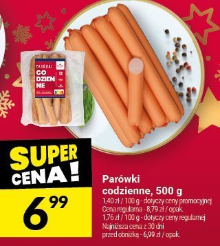 Parówki codzienne 500 g promocja w Twój Market
