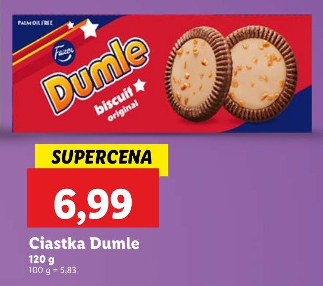 Ciastka Dumle promocja w Lidl