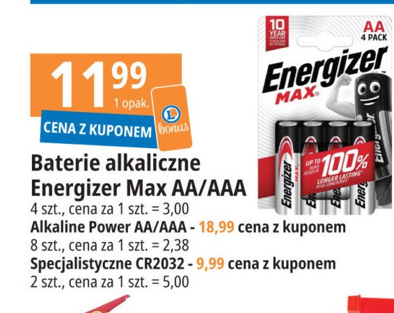 Baterie cr2032 Energizer promocja