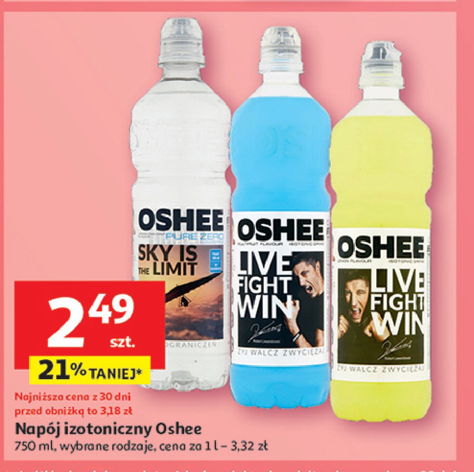 Nap贸j izotoniczny cytrynowy Oshee promocja