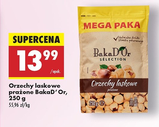 Orzechy laskowe prażone Bakad'or promocja