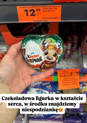 Figurka czekoladowa Serce  promocja w Biedronka