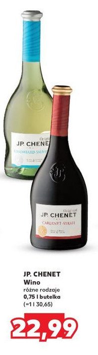 Wino J.P. CHENET COLOMBARD SAUVIGNON promocja w Kaufland