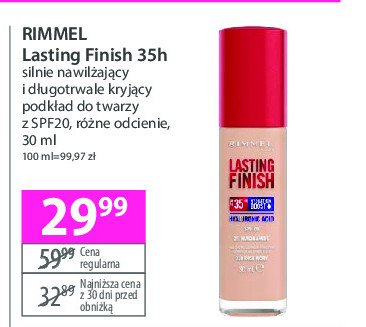 Podkład Rimmel lasting finish promocja