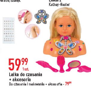 Lalka do czesania i malowania + akcesoria promocja