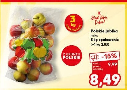 Jabłka K-classic stąd takie dobre! promocja