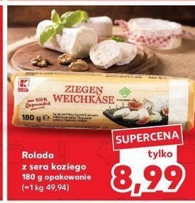 Rolada z sera koziego K-classic promocja