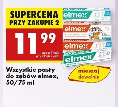 Pasta do zębów junior Elmex promocja