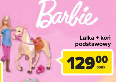 Lalka + koń Barbie promocja
