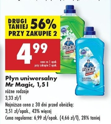 Płyn uniwersalny lilia wodna Mr magic promocja