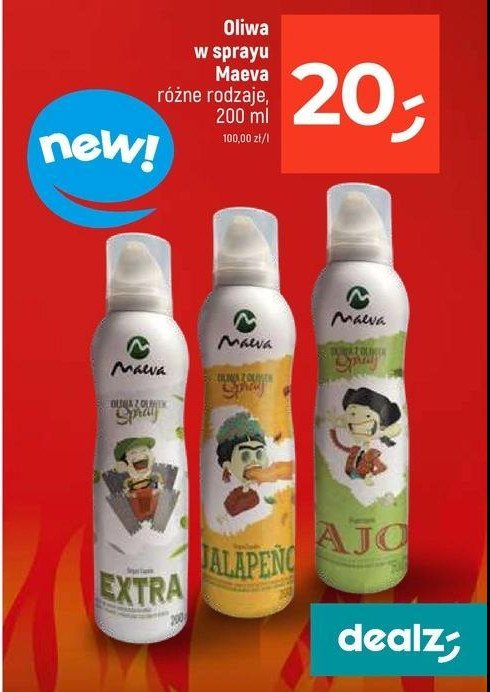 Oliwa w sprayu ajo Maeva promocja w Dealz