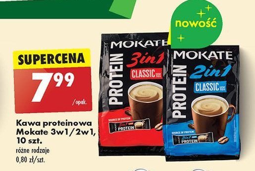 Kawa protein Mokate 3in1 classic promocja