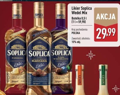 Likier Soplica Wedel Mix  promocja w Aldi