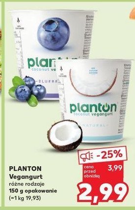 Jogurt naturalny Planton (żywność) promocja