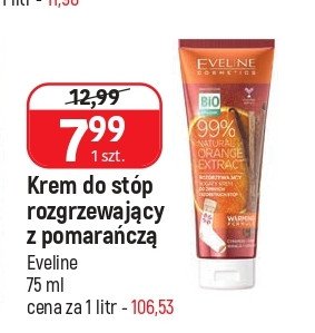 Krem do st贸p natural orange extract Eveline cosmetics promocja