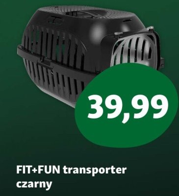 Transporter FIT+FUN czarny promocja w MAXI ZOO