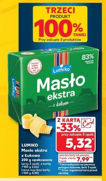 Masło z łukowa Lumiko promocja