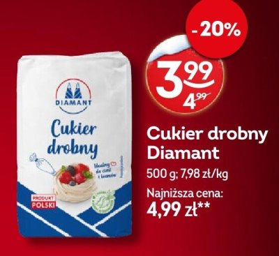Cukier drobny Diamant promocja w Żabka