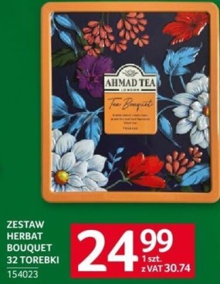 Herbata Ahmad Tea Bouquet zestaw 32 torebki promocja w Selgros