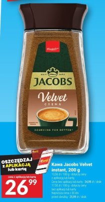 Kawa Jacobs Velvet instant, 200 g promocja w Twój Market