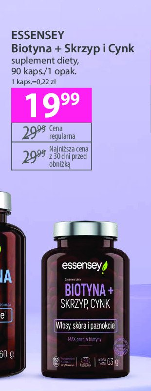 Multivit dla niej - biotyna Essensey promocja w Hebe