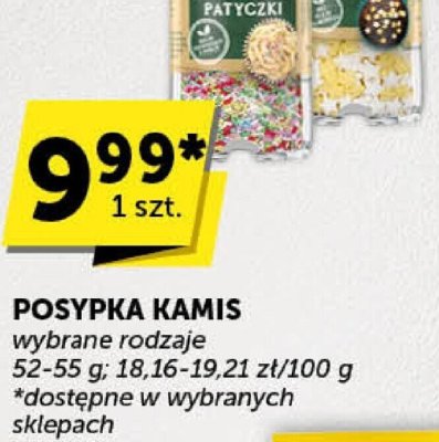 Posypka Kamis wybrane rodzaje promocja w Groszek