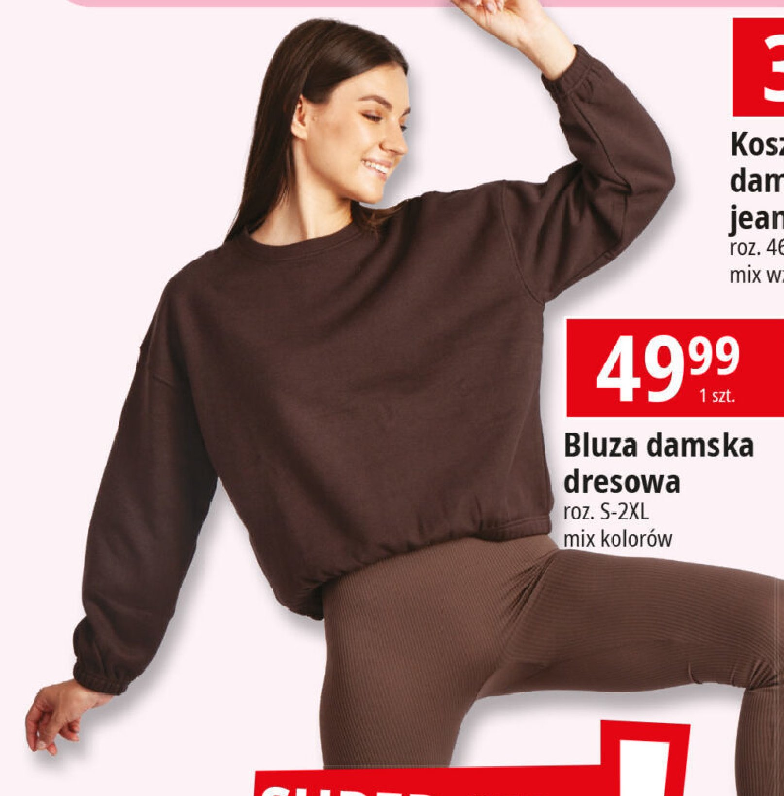 Bluza damska dresowa s-2xl promocja