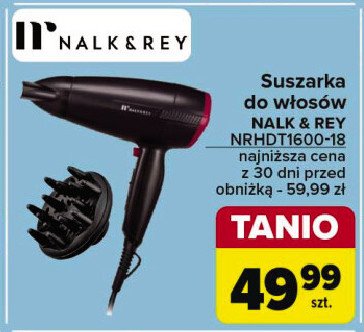 Suszarka do włosów nrhdt1600-18 Nalk&rey promocja