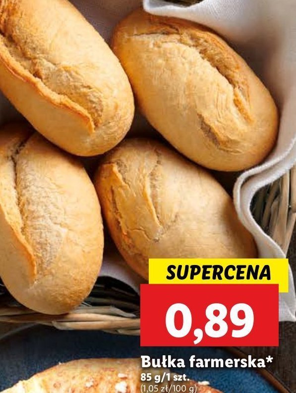 Bułka farmerska PIEKARNIA W SERCU LIDLA promocja