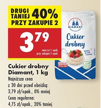 Cukier drobny Diamant Diamant polska promocja