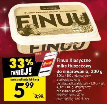 Mleko Finuu Klasyczne mlke tłuszczowe promocja w Twój Market