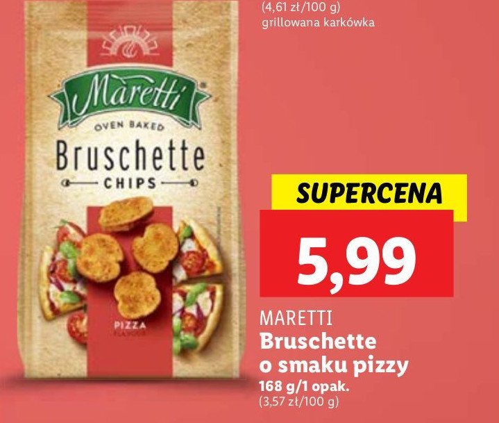 Bruschetta pizza Maretti bruschette promocja