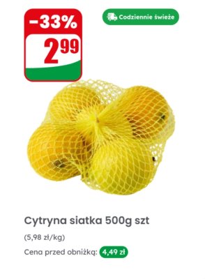 Cytryna promocja w Dino