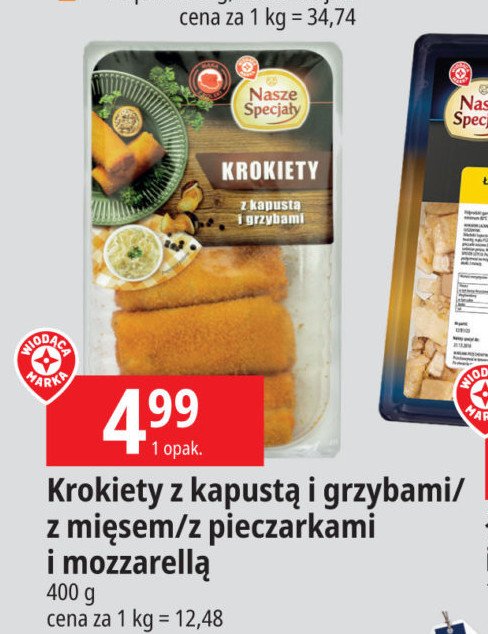 Krokiety z mięsem Wiodąca marka nasze specjały promocja