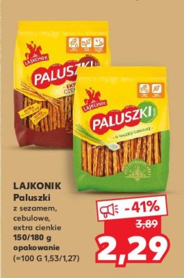 Paluszki z sezamem Lajkonik paluszki promocja