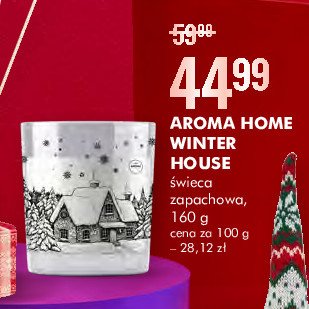 艢wieca zapachowa w szkle winter house Aroma home promocja