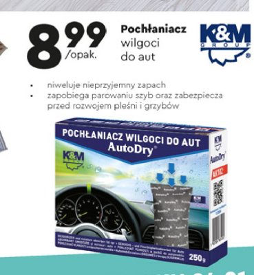 Pochłaniacz wilgoci do aut K&m promocja