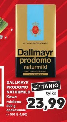 Kawa Dallmayr prodomo naturmild promocja