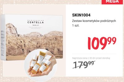 Zestaw kosmetyków podróżnych CENTELLA promocja w Rossmann