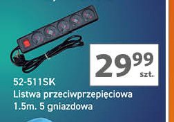 Listwa zasilająca 52-511sk Vakoss promocja