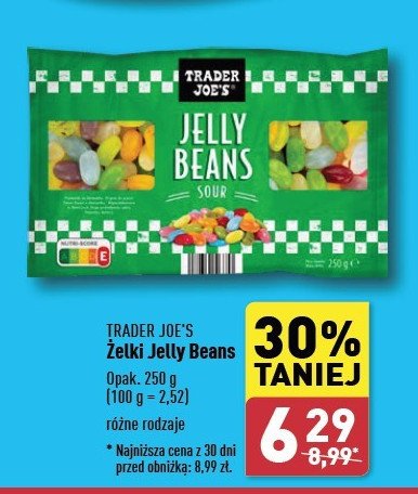 Żelki kwaśne Trader joe's promocja