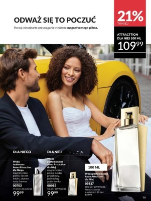 Woda toaletowa Avon Attraction dla Niego 75ml promocja w AVON
