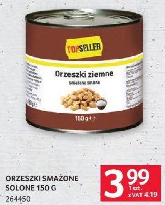 Orzesze smażone solone 150 g promocja w Selgros