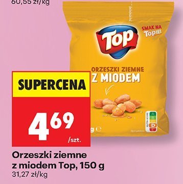 Orzeszki ziemne z miodem  promocja w Biedronka