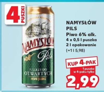 Piwo promocja w Kaufland